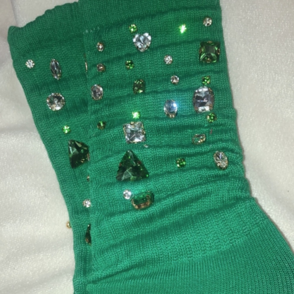 Eagle Green  Bling Socks